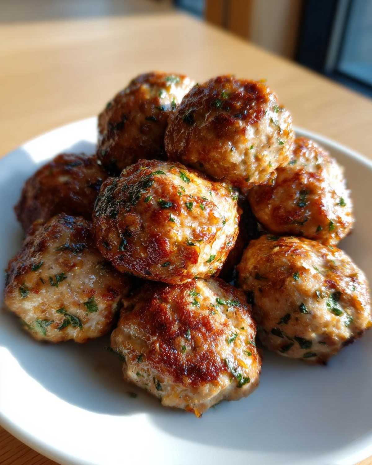 Garlic Parmesan Turkey Meatballs - detail 4