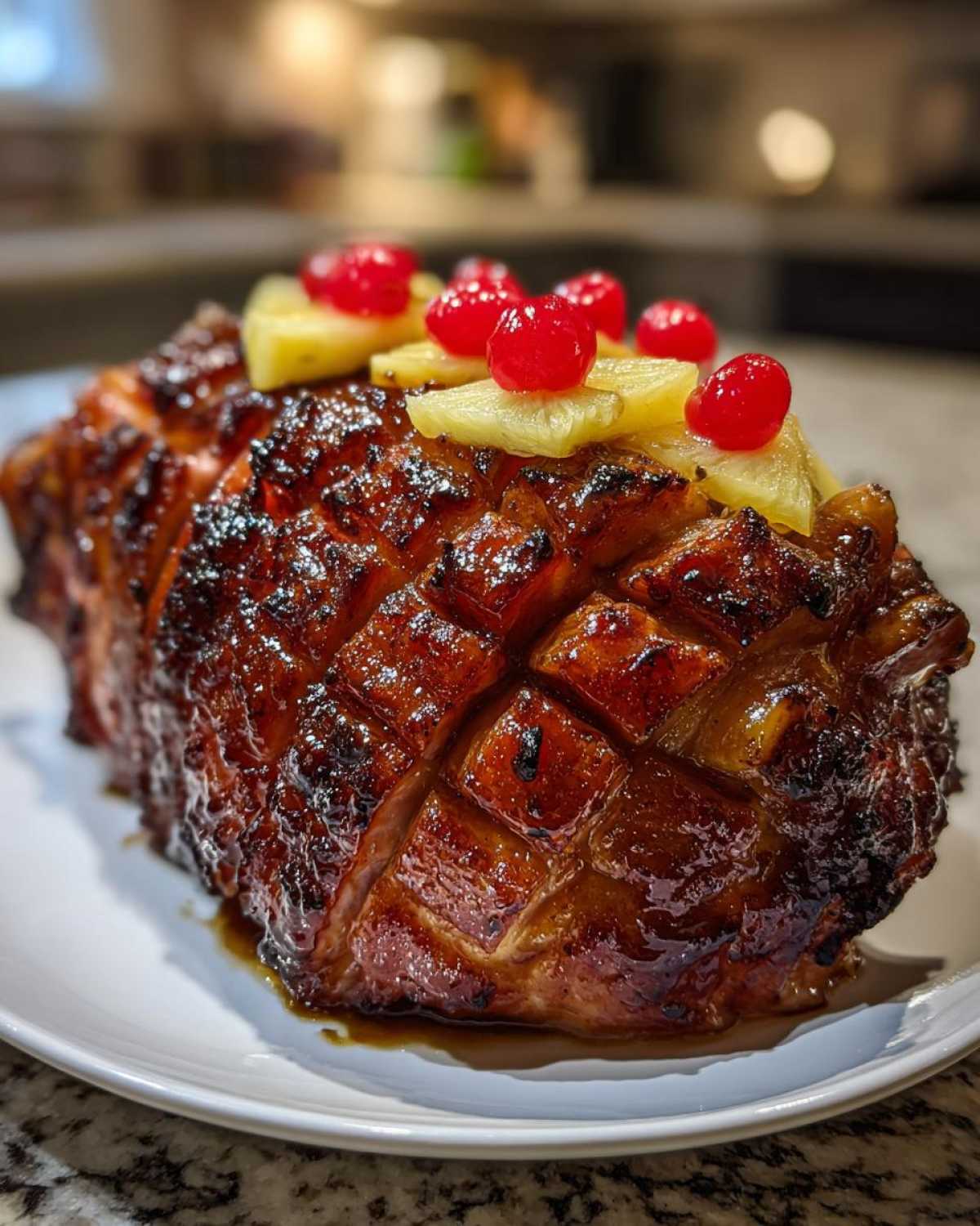 Glazed Holiday Ham with a Cola Twist - detail 1