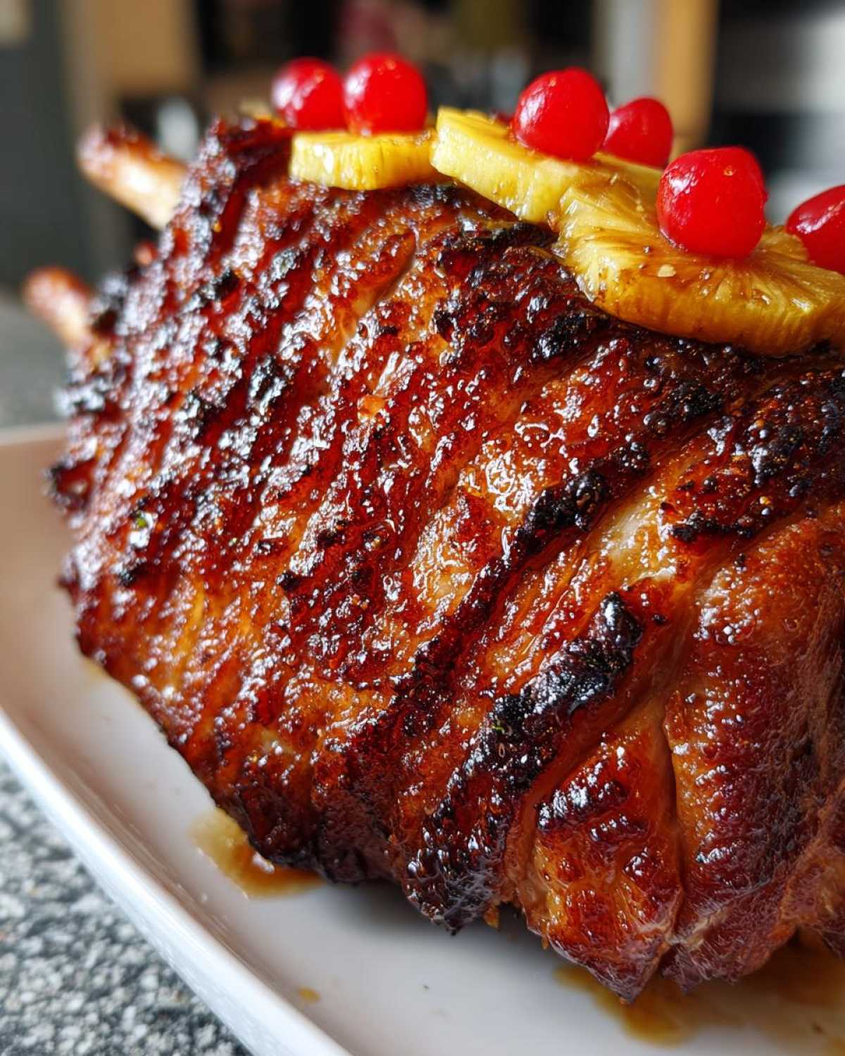 Glazed Holiday Ham with a Cola Twist - detail 4