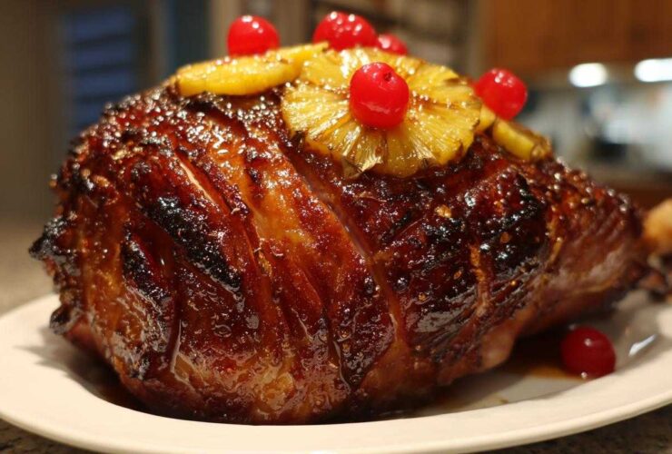 Glazed Holiday Ham with a Cola Twist