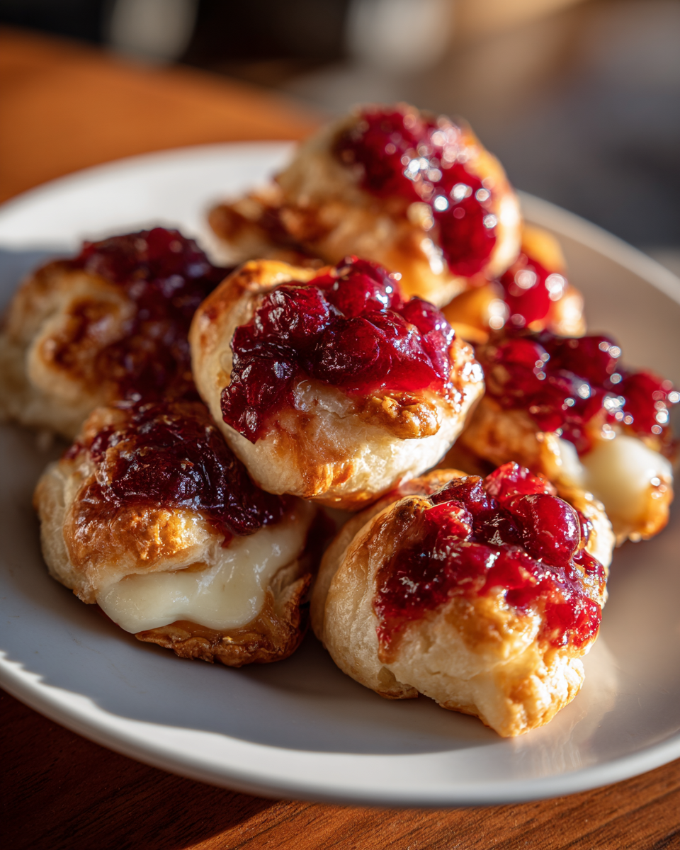 Holiday Cranberry Brie Bites - detail 1