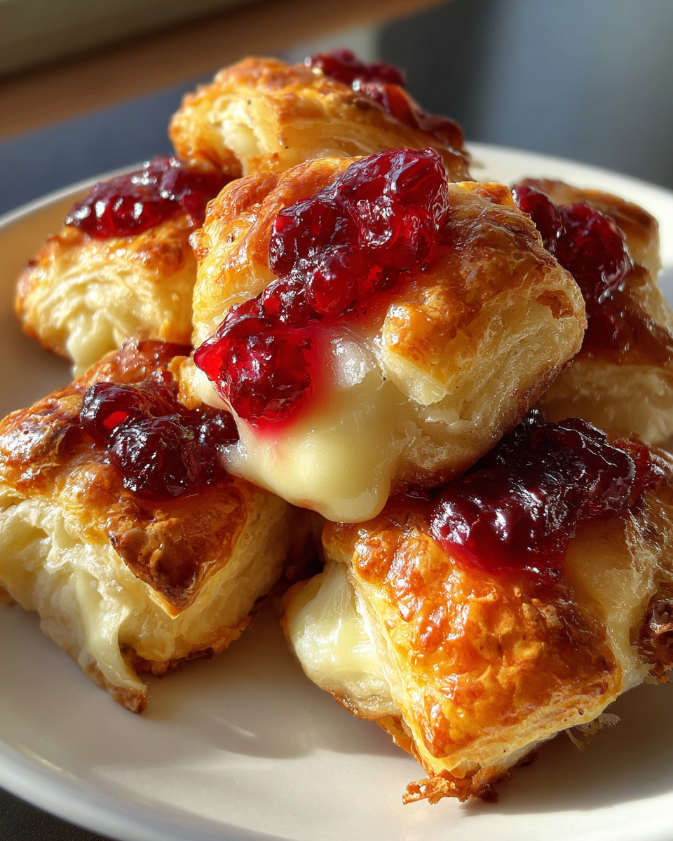 Holiday Cranberry Brie Bites - detail 3