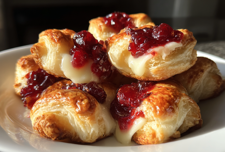 Holiday Cranberry Brie Bites