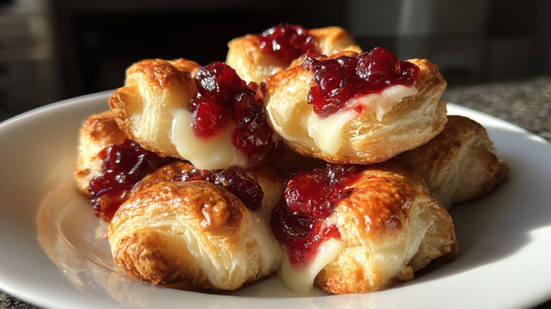 Holiday Cranberry Brie Bites