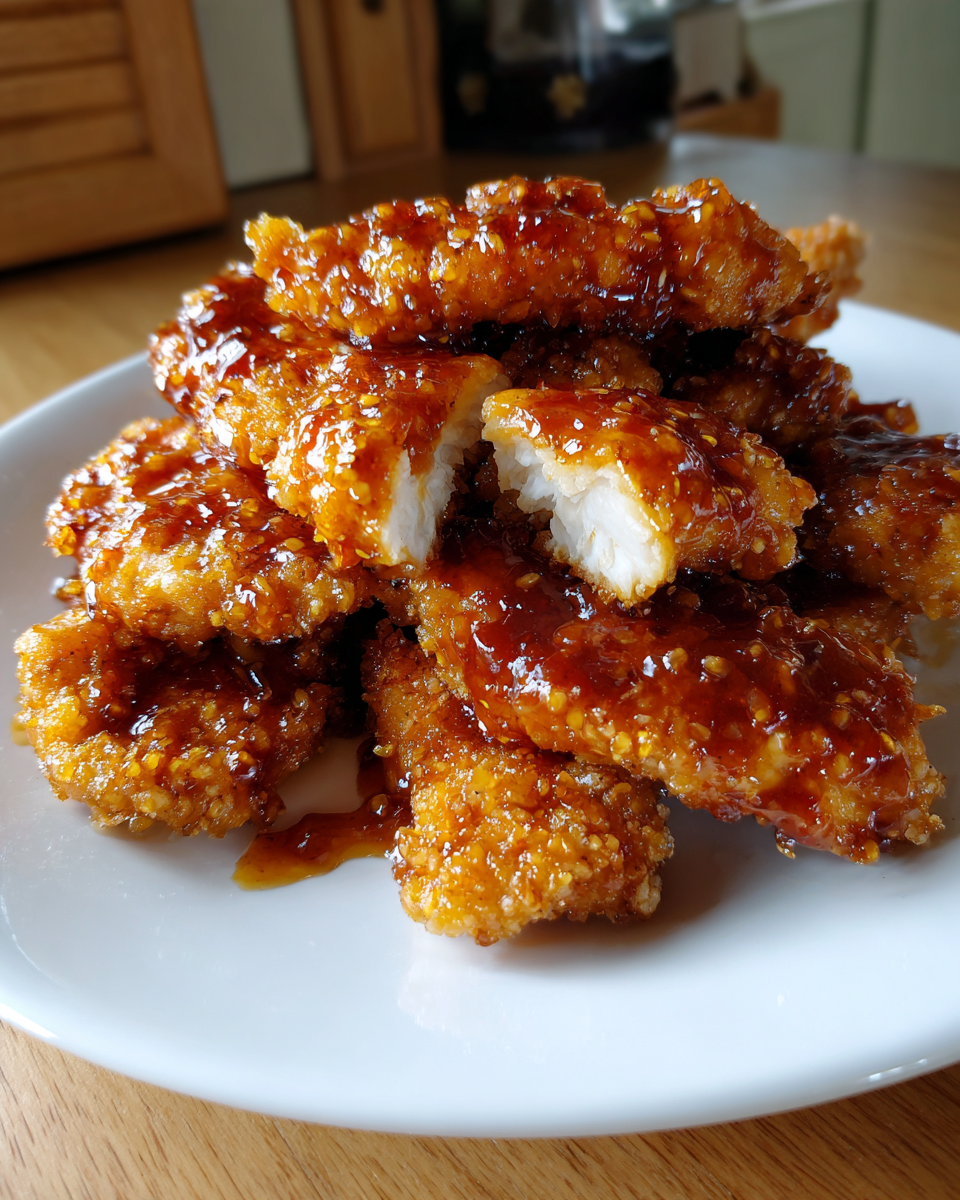 Homemade Hot Honey Chicken Strips - detail 4