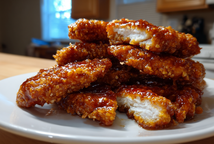 Homemade Hot Honey Chicken Strips