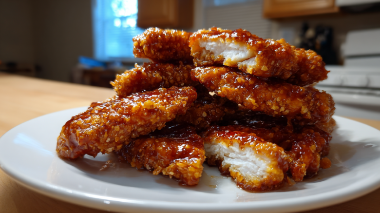 Homemade Hot Honey Chicken Strips