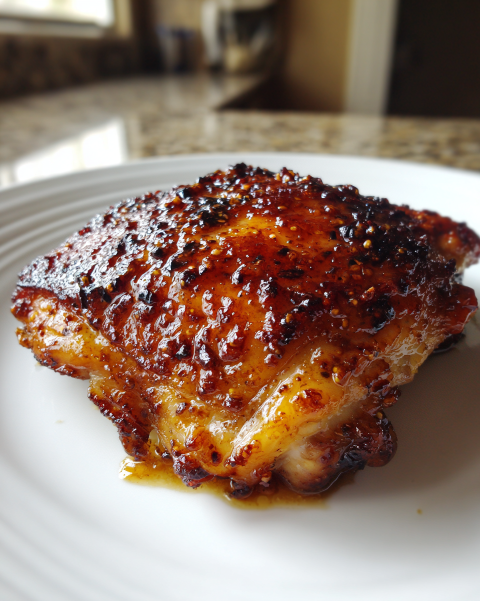 Honey Garlic Chicken Thighs - detail 4