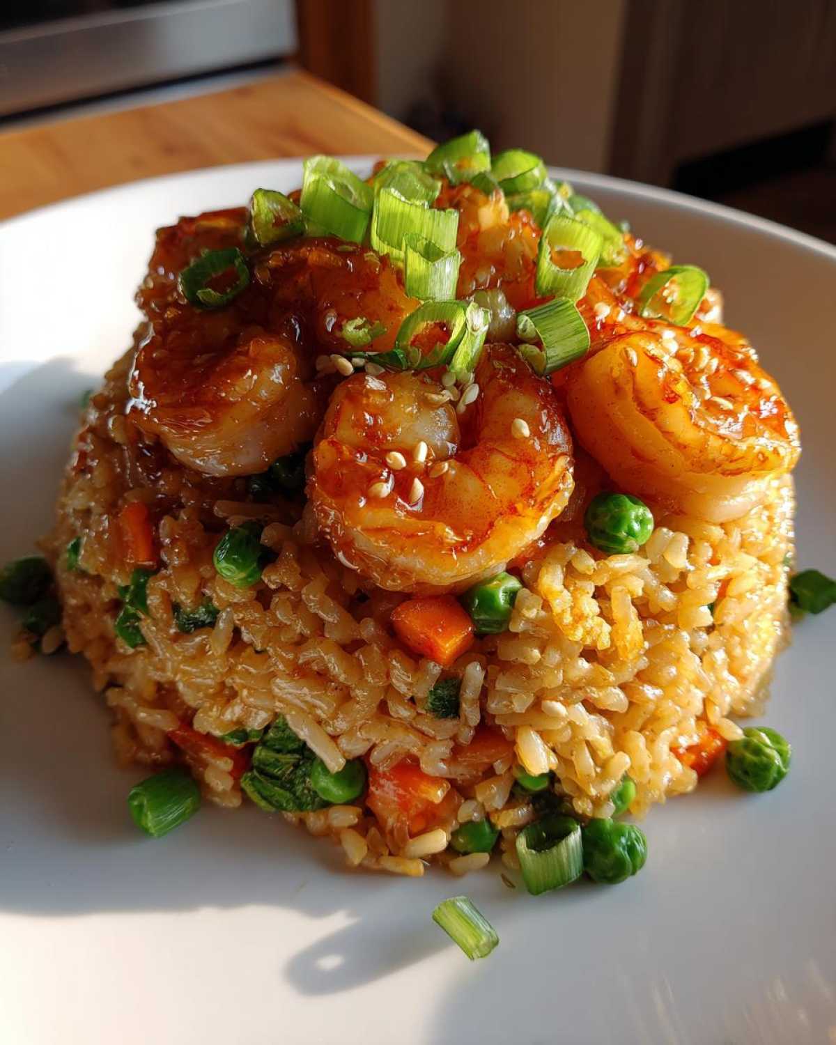 Honey Garlic Shrimp Fried Rice - detail 1