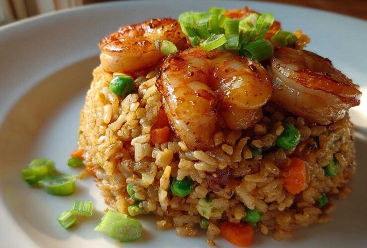 Honey Garlic Shrimp Fried Rice