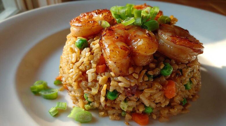 Honey Garlic Shrimp Fried Rice