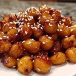 Honey Sesame Chickpeas