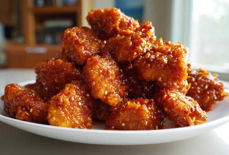 Honey Sriracha Chicken Bites