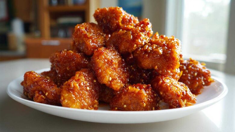 Honey Sriracha Chicken Bites