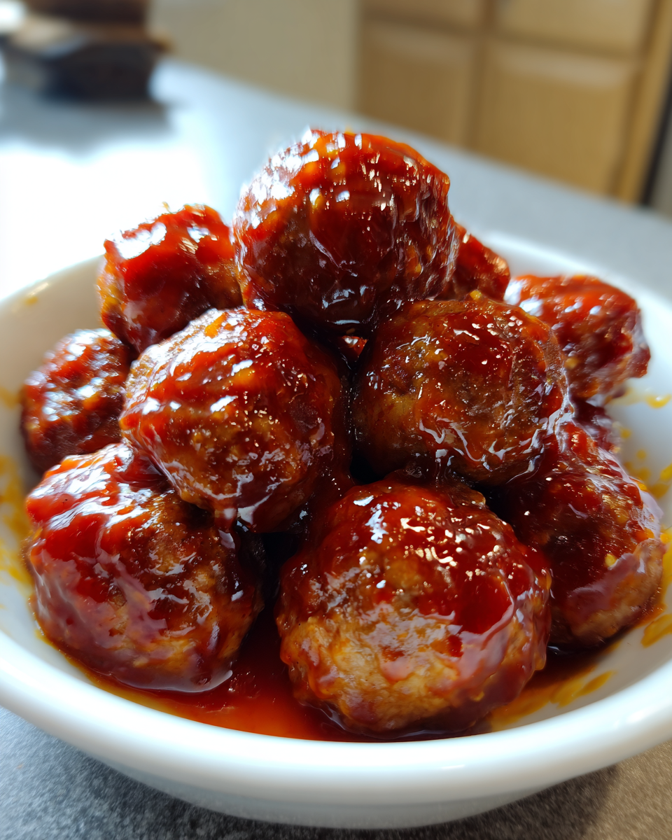 Honey Sriracha Meatballs - detail 2