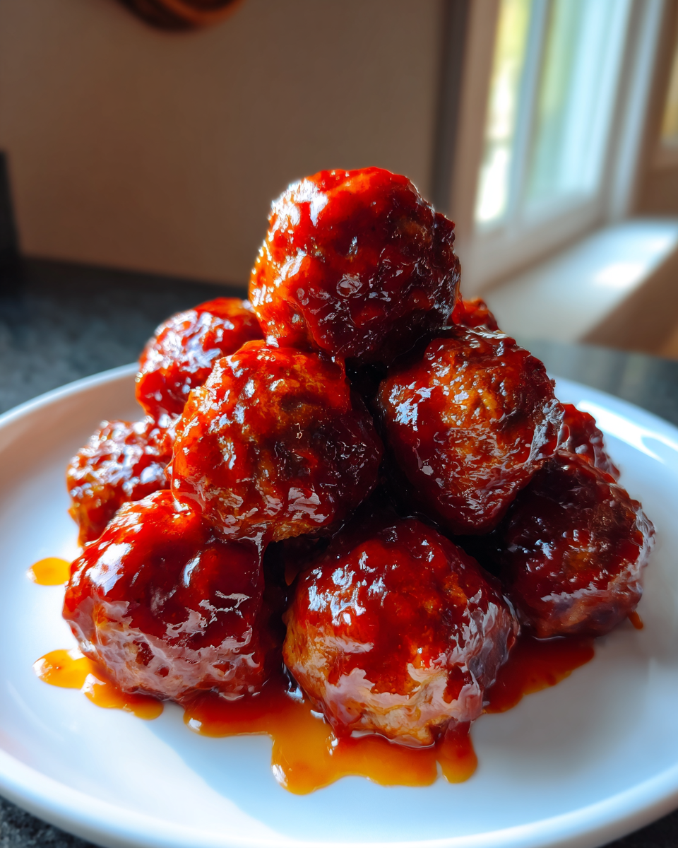 Honey Sriracha Meatballs - detail 4