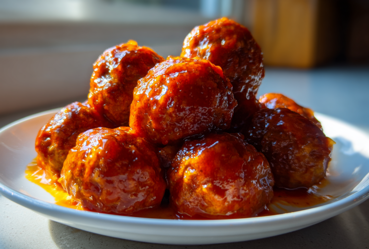 Honey Sriracha Meatballs