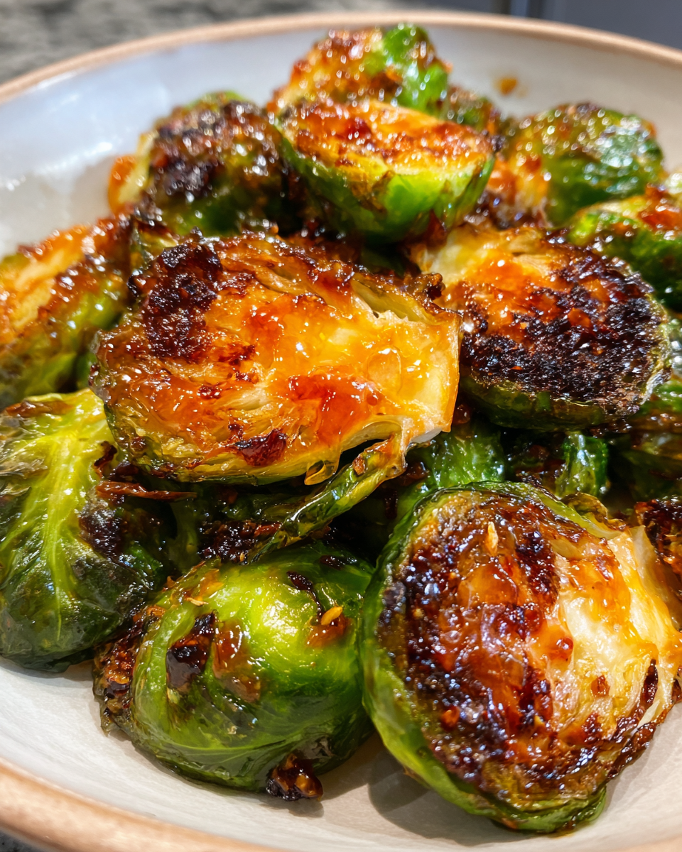 Hot Honey Brussels Sprouts - detail 2