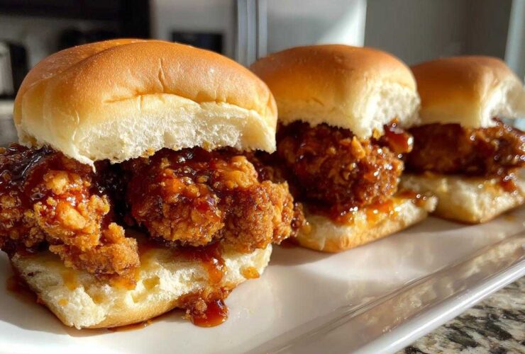 Hot Honey Chicken Sliders