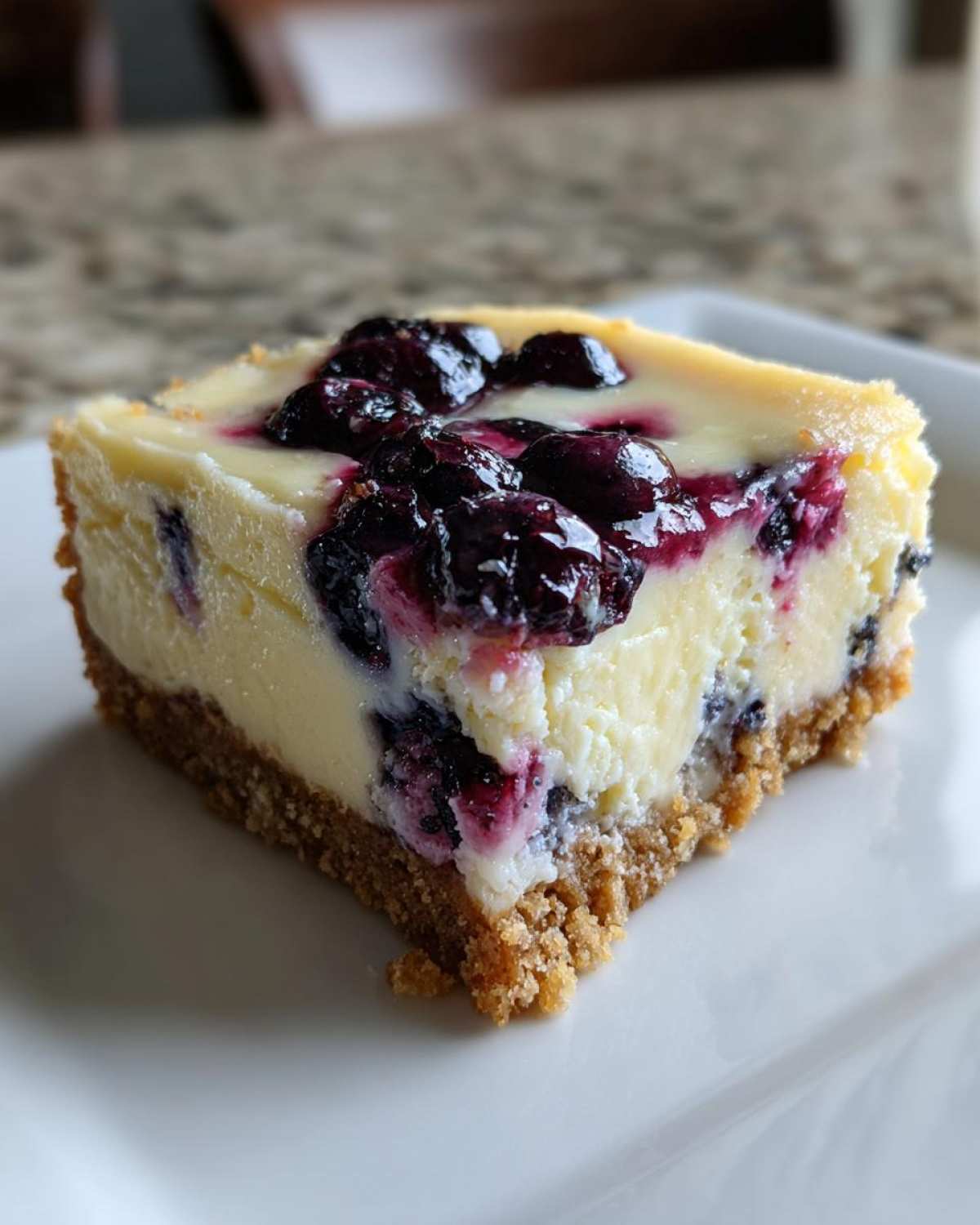 Lemon Blueberry Cheesecake Bars - detail 1