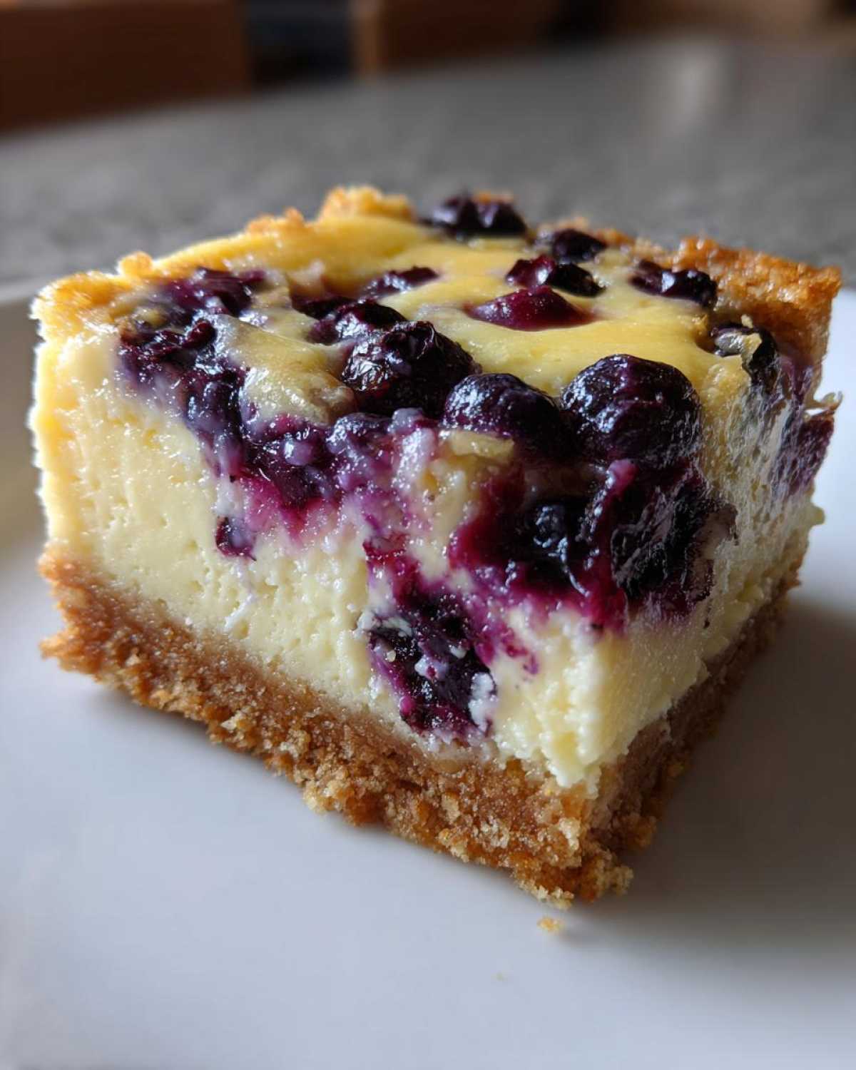 Lemon Blueberry Cheesecake Bars - detail 4
