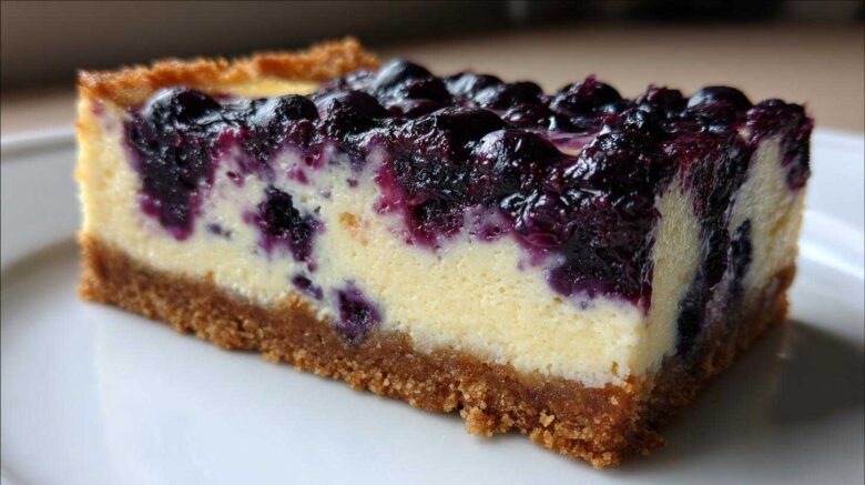Lemon Blueberry Cheesecake Bars