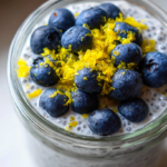 Lemon Blueberry Chia Pudding