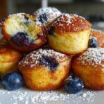 Lemon Blueberry Pancake Bites