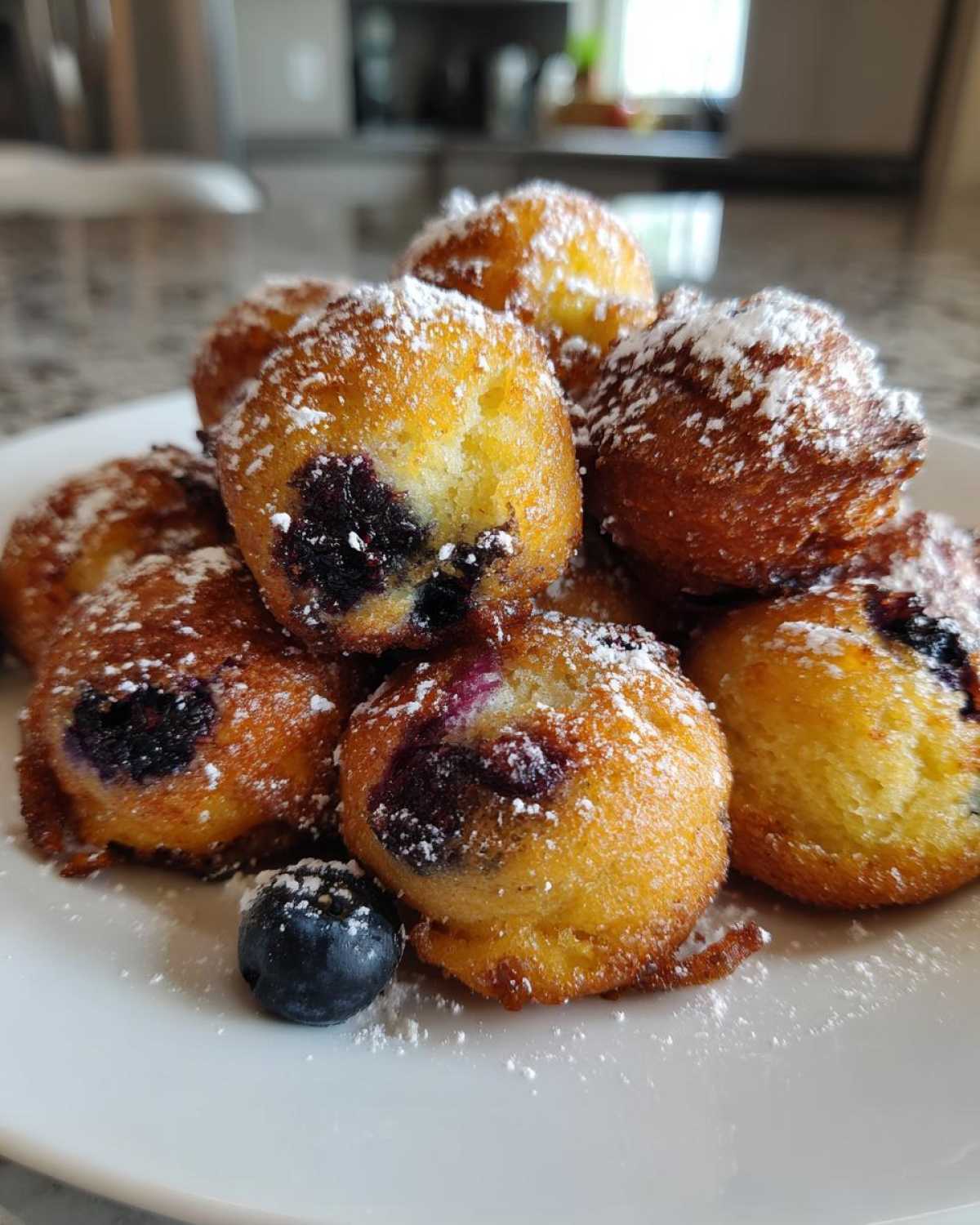 Lemon Blueberry Pancake Bites - detail 3