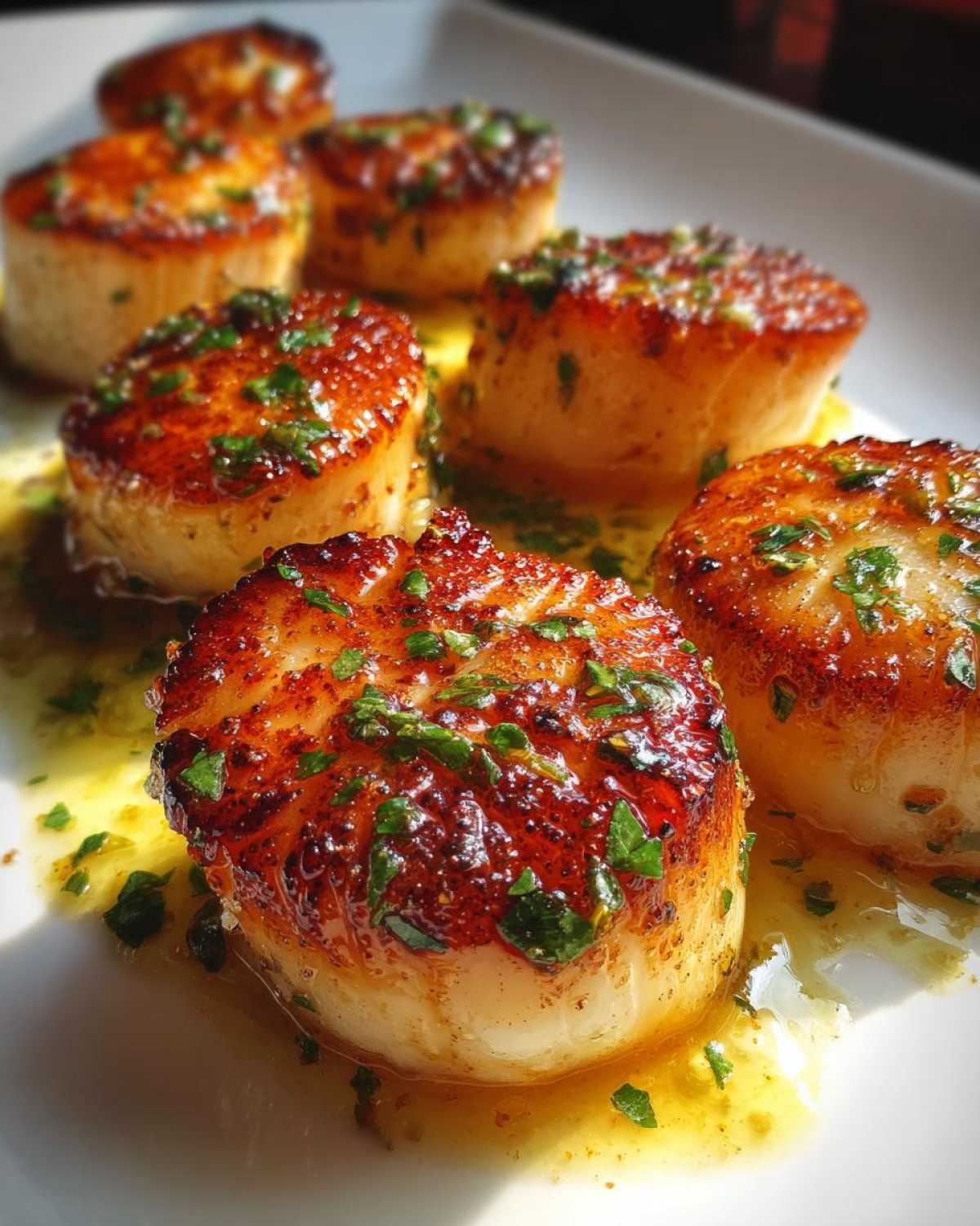 Lemon Butter Scallops - detail 1