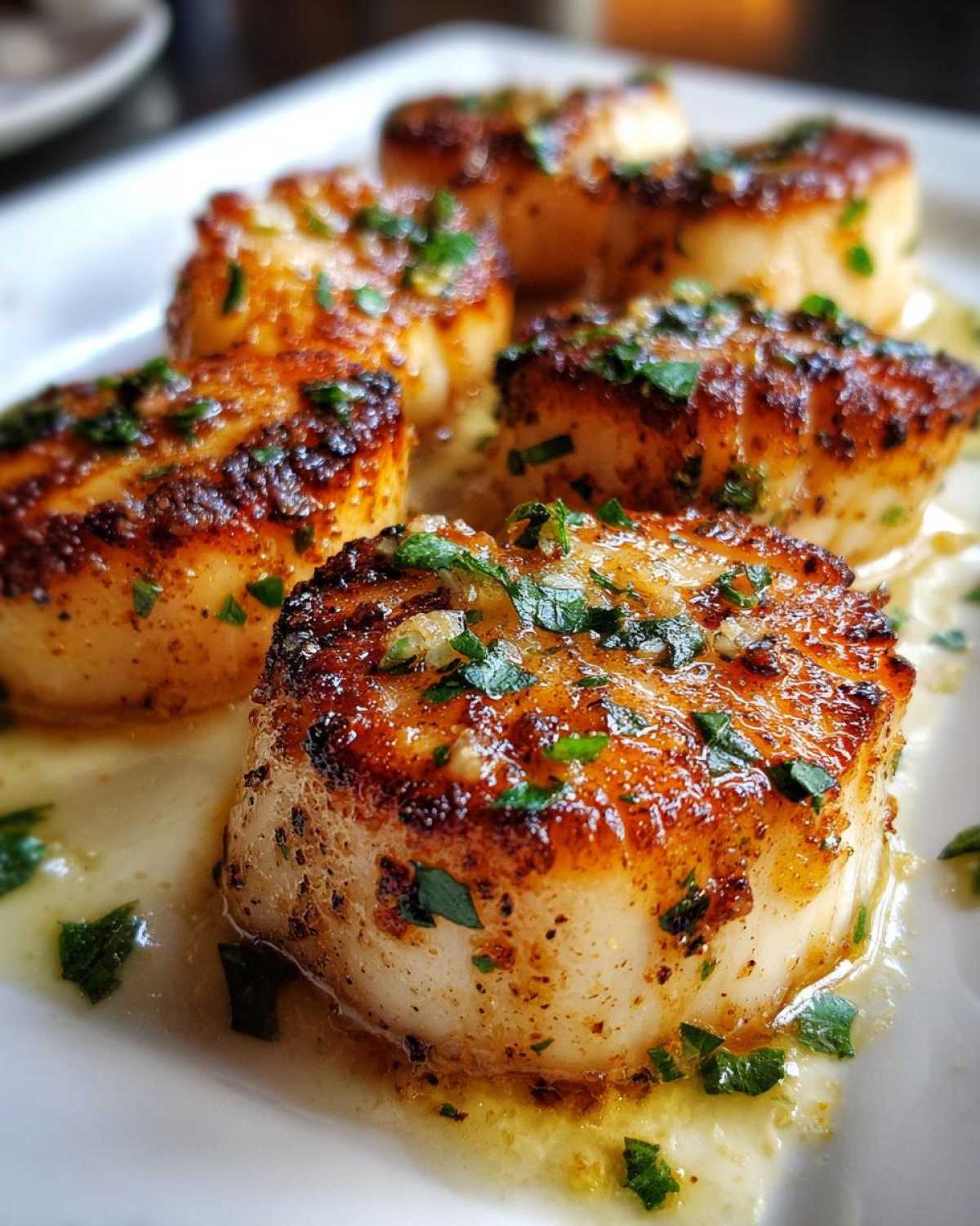 Lemon Butter Scallops - detail 2