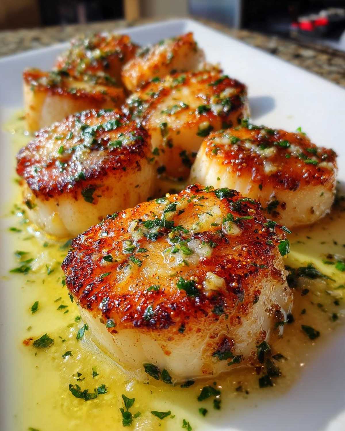 Lemon Butter Scallops - detail 3