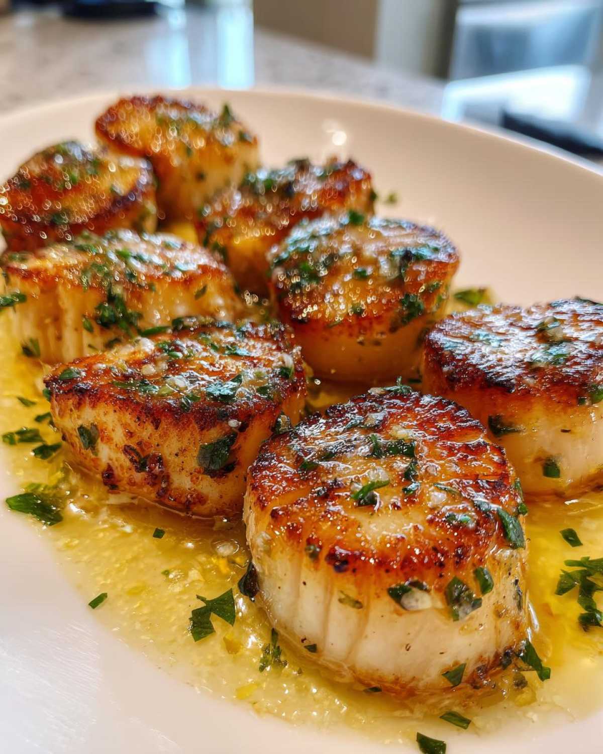 Lemon Butter Scallops - detail 4