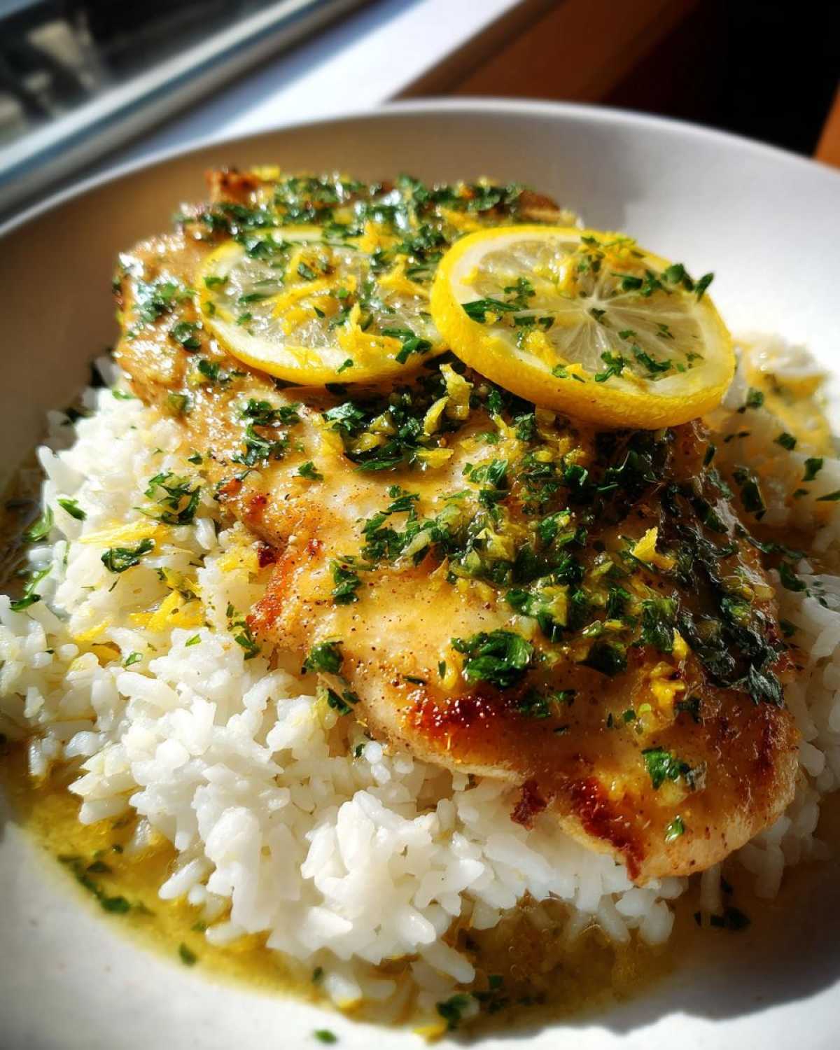 Lemon Butter Tilapia with Rice - detail 3