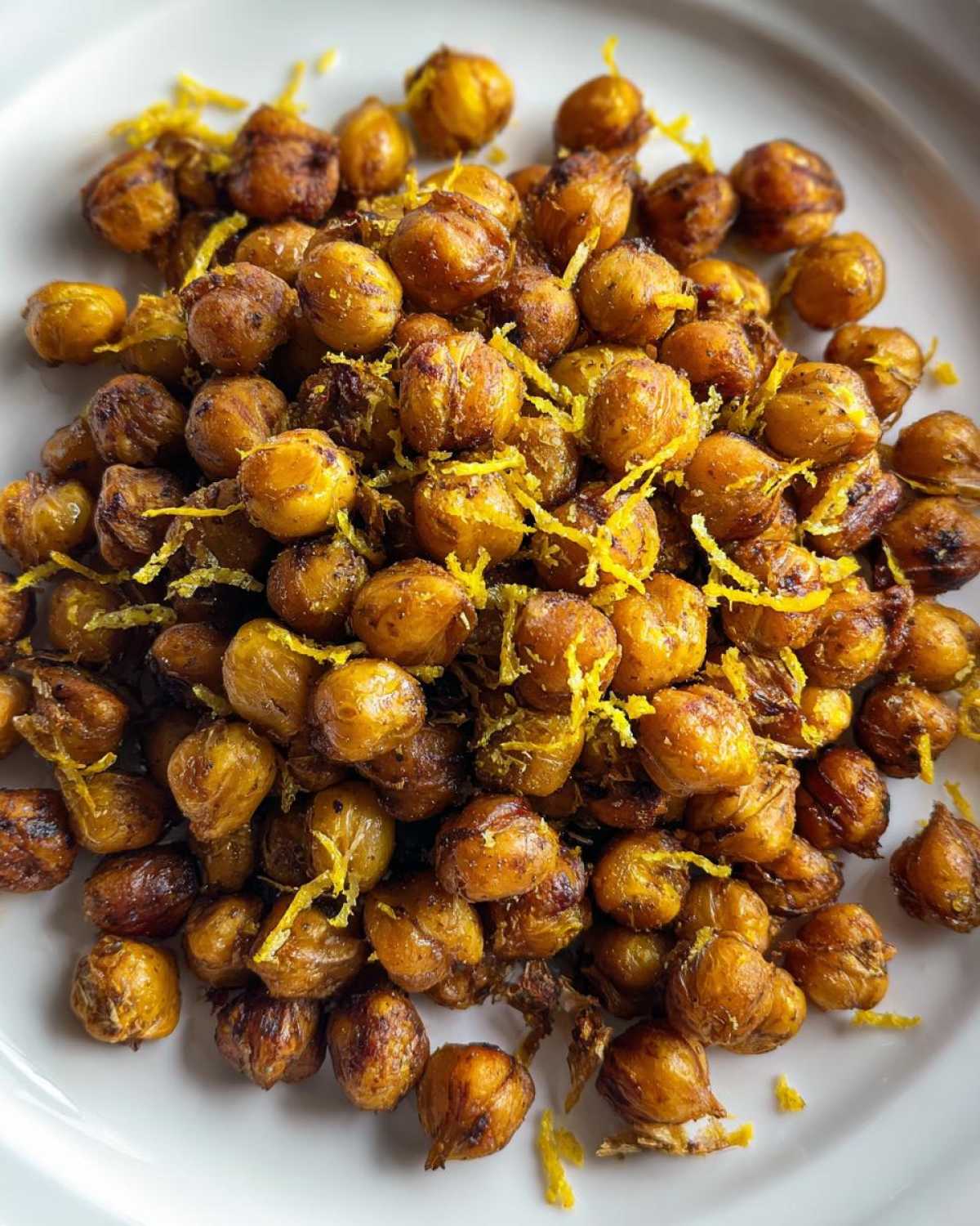 Lemon Garlic Roasted Chickpeas - detail 1