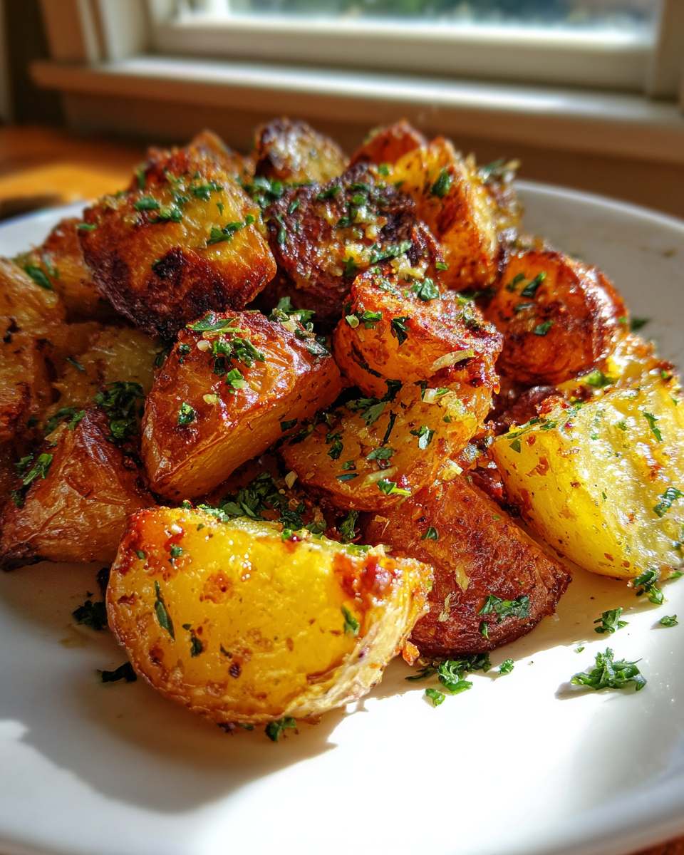 Lemon Garlic Roasted Potatoes - detail 1
