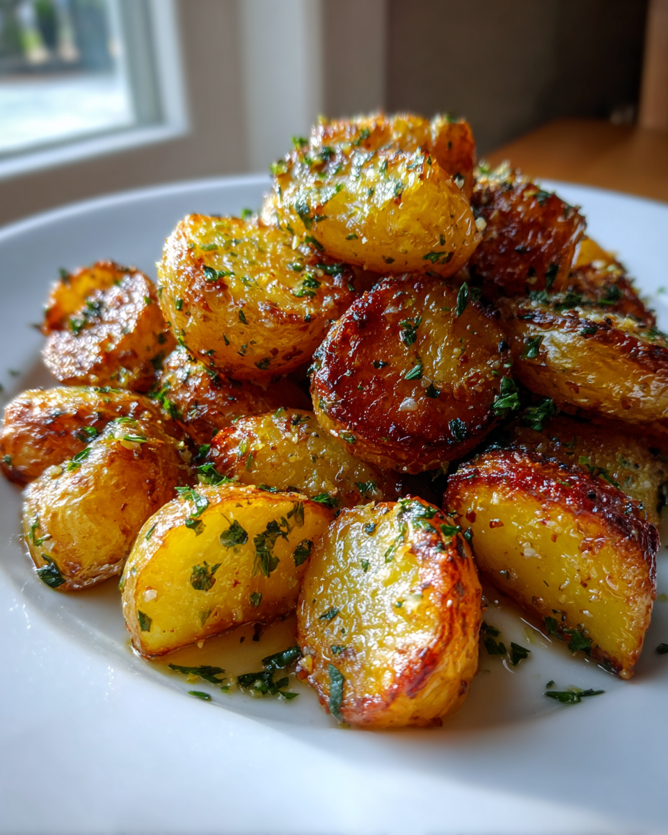 Lemon Garlic Roasted Potatoes - detail 2