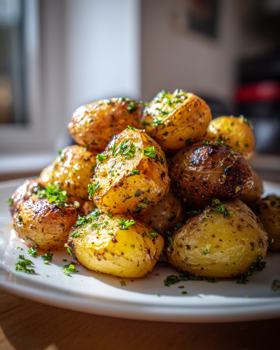 Lemon Garlic Roasted Potatoes - detail 3