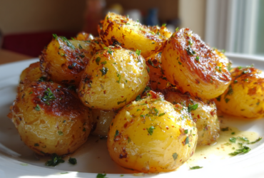 Lemon Garlic Roasted Potatoes