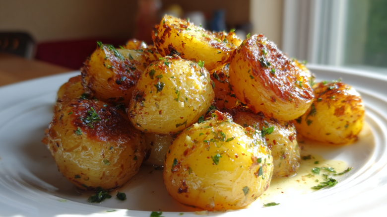 Lemon Garlic Roasted Potatoes