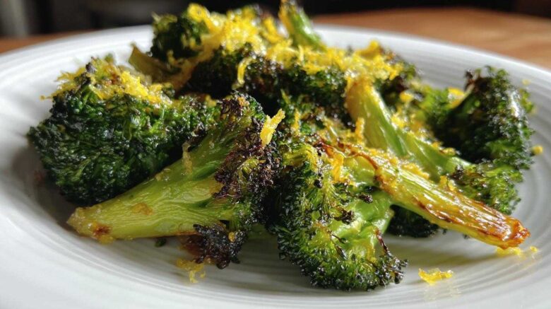 Lemon Parmesan Roasted Broccoli