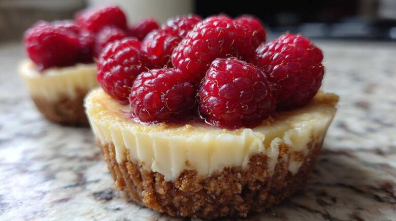 Lemon Raspberry Cheesecake Cups