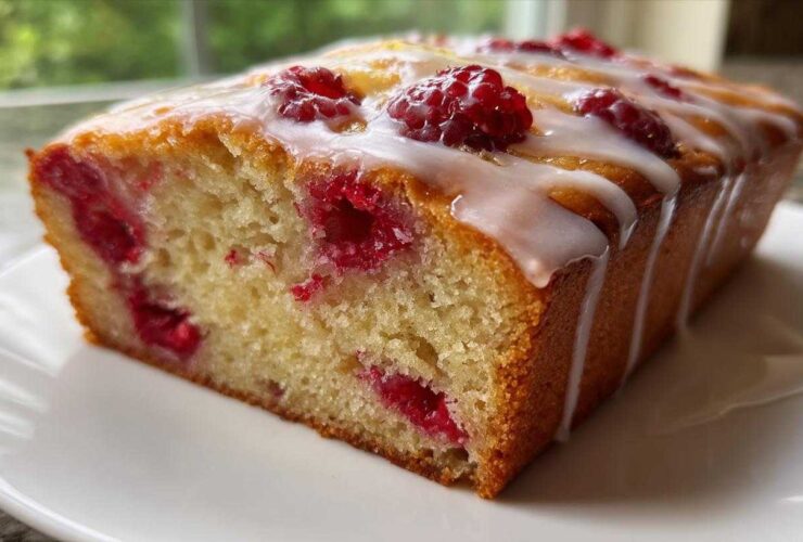 Lemon Raspberry Loaf Cake