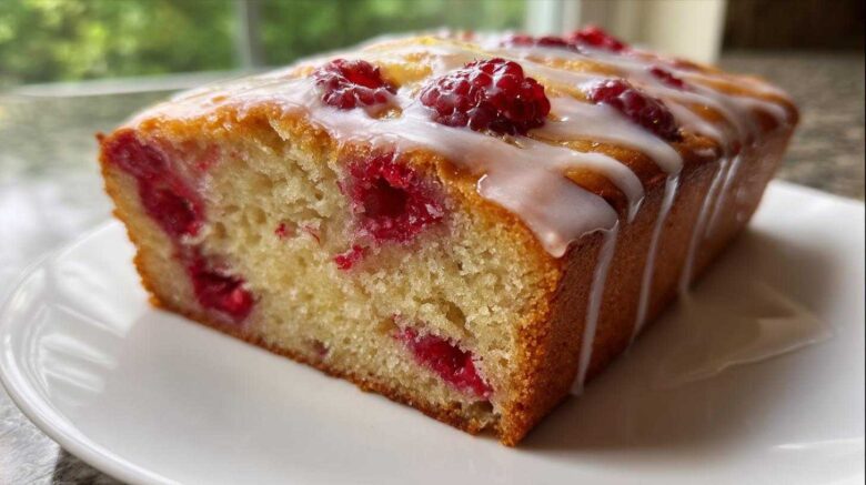 Lemon Raspberry Loaf Cake