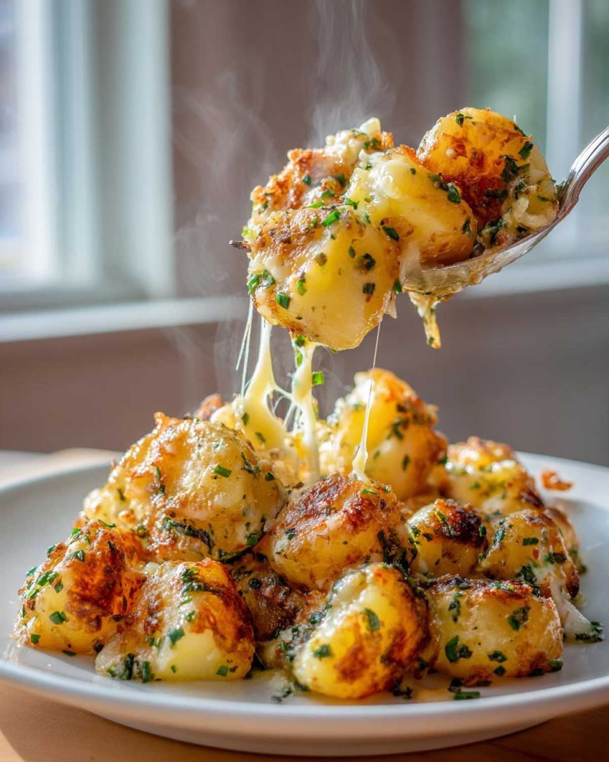 Loaded Cheesy Garlic Potatoes - detail 1