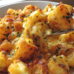 Loaded Cheesy Garlic Potatoes