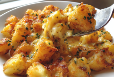 Loaded Cheesy Garlic Potatoes