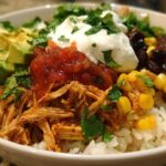 Loaded Chicken Burrito Bowls