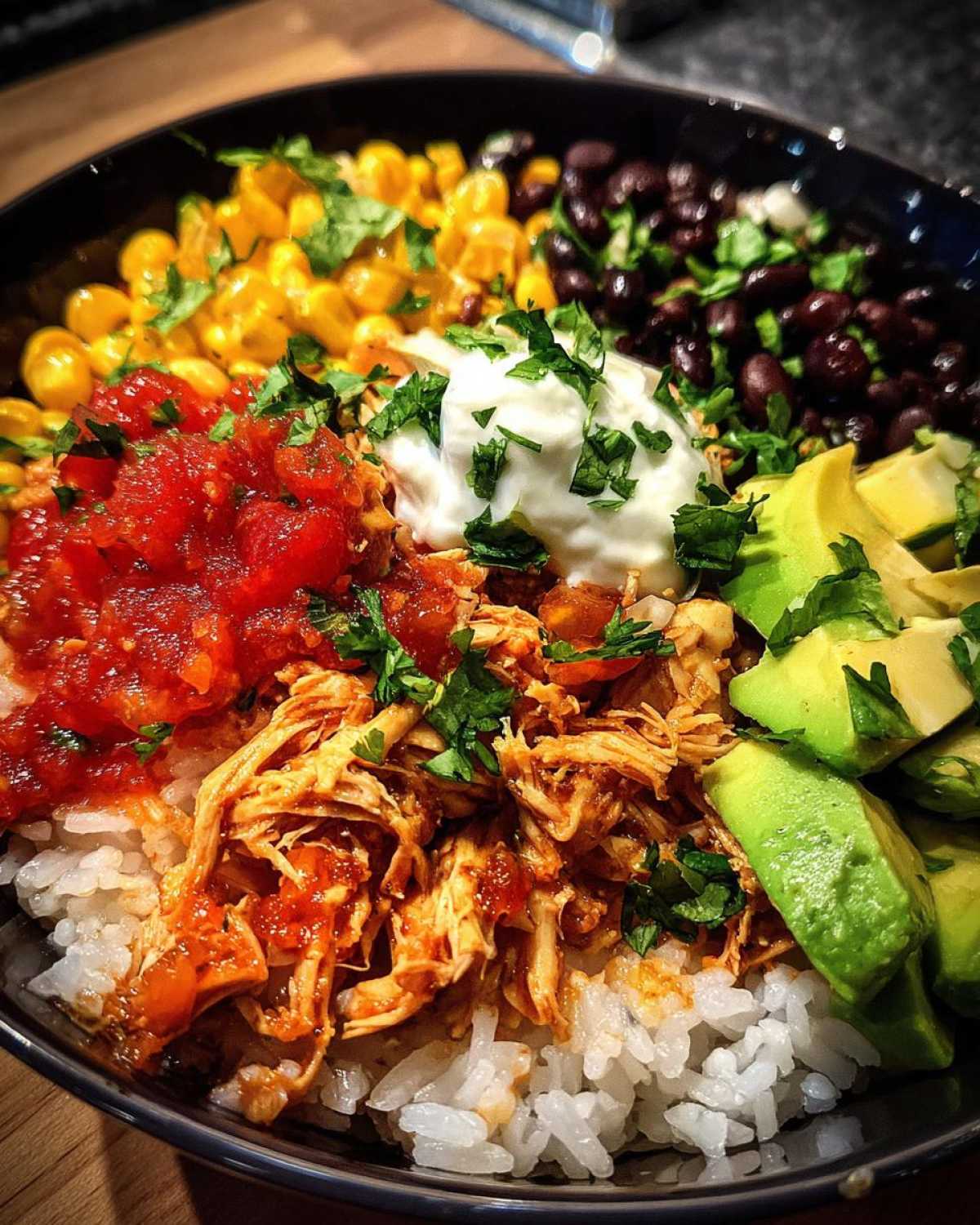 Loaded Chicken Burrito Bowls - detail 3
