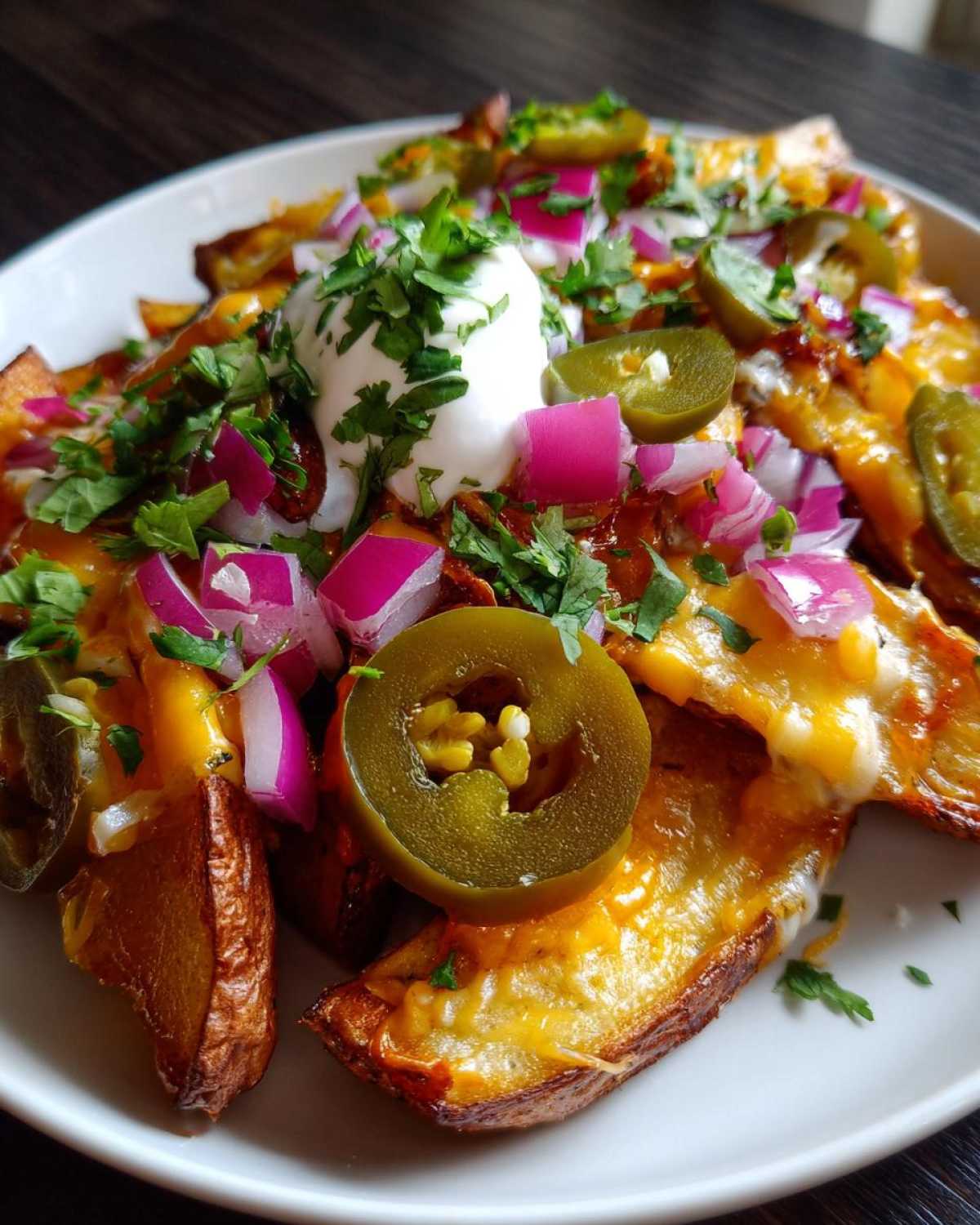Nacho-Style Loaded Potato Wedges - detail 1
